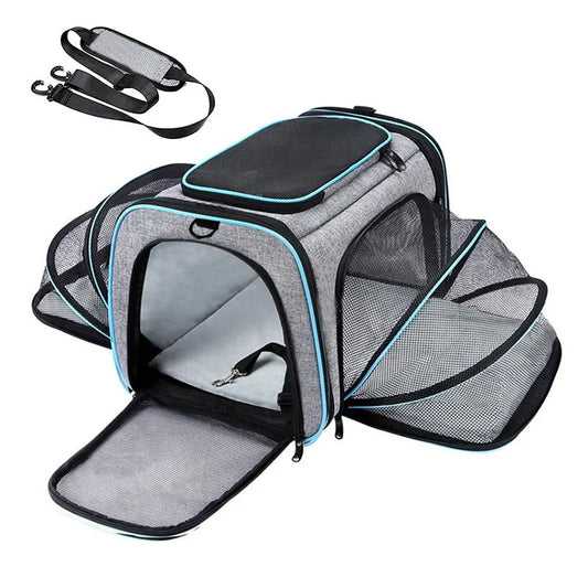 PetHaven - 4 Sides Expandable Foldable Breathable Pet Carrier Bag